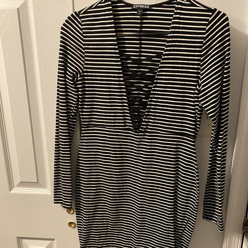 Express, black/white Dress